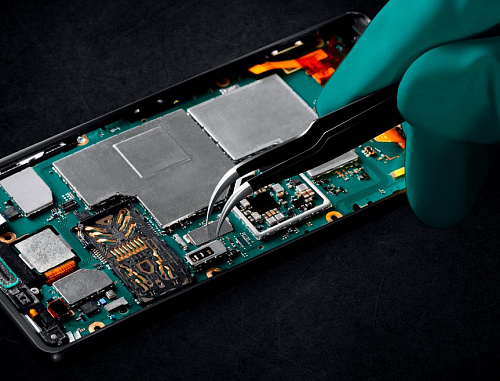 Пинцет 116 мм изогнутый антимагнитный, антистатический, прецизионный KRAFTOOL Пинцет 116 мм изогнутый антимагнитный, антистатический, прецизионный KRAFTOOL