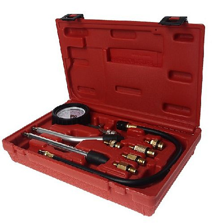 Компрессометр бензиновый 8 предм, в кейсе JTC Компрессометр бензиновый 8 предм, в кейсе JTC JTC-4077A