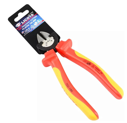 Кусачки боковые диэлектрические 180 (до 1000 В) Licota Кусачки боковые диэлектрические 180 (до 1000 В) Licota