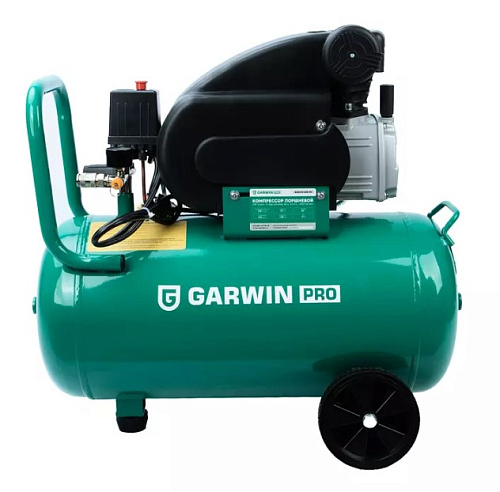 Компрессор масляный прямой привод 50 л, 1,85 кВт, 230 л/мин, 10 бар, 230 В GARWIN PRO Компрессор масляный прямой привод 50 л, 1,85 кВт, 230 л/мин, 10 бар, 230 В GARWIN PRO