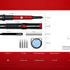 Станция паяльная мини 60 Вт, 220 - 480°C ЗУБР ЗУБР ПСМ-60, 11-в-1 Станция паяльная мини 60 Вт, 220 - 480°C ЗУБР ЗУБР ПСМ-60, 11-в-1
