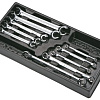 Набор разрезных ключей и вн. TORX 6-20мм (10 шт) в ложементе Hans TT-31 Набор разрезных ключей и вн. TORX 6-20мм (10 шт) в ложементе Hans TT-31