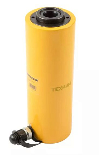 Домкрат гидравлический с полым штоком 20 т, ход 150 мм ТЕХРИМ Домкрат гидравлический с полым штоком 20 т, ход 150 мм ТЕХРИМ