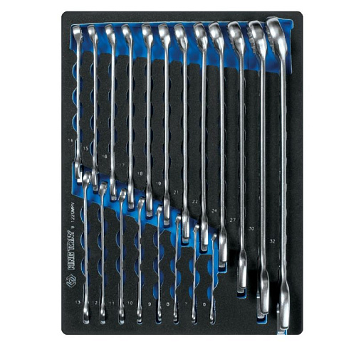 Набор ключей комбинированных 6-32 мм (20 шт) в ложементе EVA KING TONY 9-1220MRV Набор ключей комбинированных 6-32 мм (20 шт) в ложементе EVA KING TONY 9-1220MRV