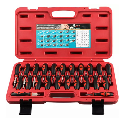 Набор приспособлений для разъединения электроконтактов 23 предм. Licota Набор приспособлений для разъединения электроконтактов 23 предм. Licota