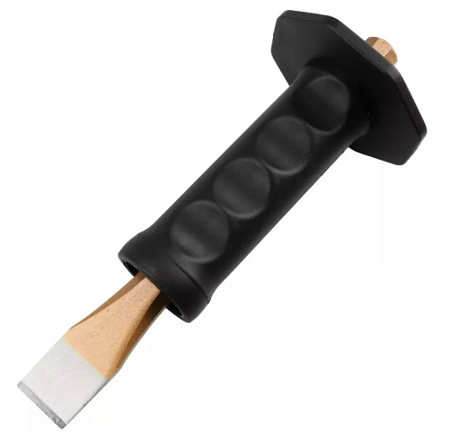 Зубило слесарное 200*23 мм с резиновым протектором CrMo Licota Зубило слесарное 200*23 мм с резиновым протектором CrMo Licota