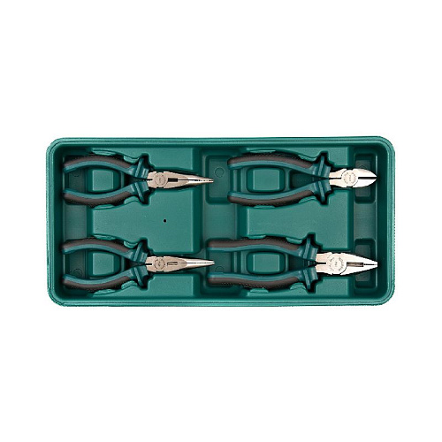 Набор шарнирно-губцевого инструмента 4 предм. в ложементе-кейсе ROSSVIK Набор шарнирно-губцевого инструмента 4 предм. в ложементе-кейсе ROSSVIK