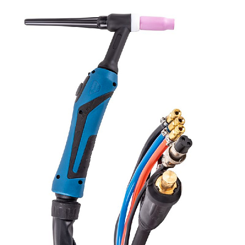 Горелка VARTEG UnoTIG-18 8м 35мм2, кнопка, ж/о Горелка VARTEG UnoTIG-18 8м 35мм2, кнопка, ж/о