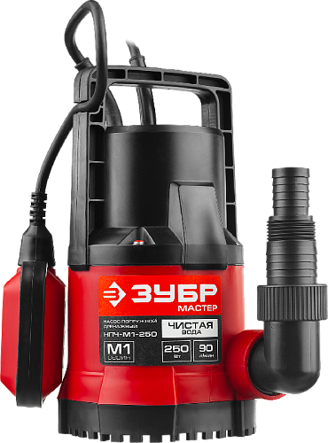 Насос дренажный для чистой воды 250 Вт ЗУБР Насос дренажный для чистой воды 250 Вт ЗУБР