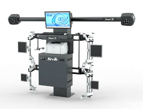 Стенд регулировки углов установки колес Зенит-3D SIVIK М2ПС (ямный, с подвесным кабинетом) Стенд регулировки углов установки колес Зенит-3D SIVIK М2ПС (ямный, с подвесным кабинетом)