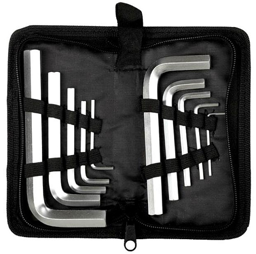 Набор ключей шестигранных угловых 2-14 мм (10 шт) STAYER Набор ключей шестигранных угловых 2-14 мм (10 шт) STAYER