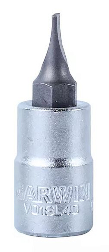 Головка торцевая со вставкой 1/4" SL6,5, 37 мм GARWIN Головка торцевая со вставкой 1/4" SL6,5, 37 мм GARWIN