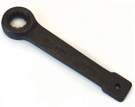 Ключ накидной односторонний 18 ударный FORCE F-79318 Ключ накидной односторонний 18 ударный FORCE F-79318