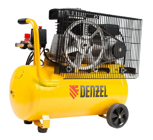 Компрессор масляный ременной 50 л, 2,3 кВт, 400 л/мин, 10 бар, 230 В Denzel BCI2300/50 Компрессор масляный ременной 50 л, 2,3 кВт, 400 л/мин, 10 бар, 230 В Denzel BCI2300/50
