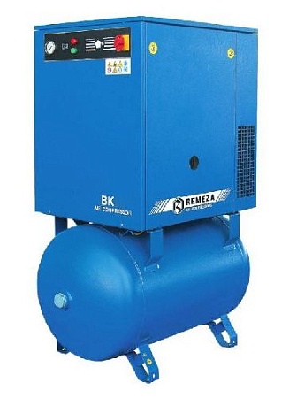Компрессор винтовой 800 л/мин, 5,5 кВт, 8 бар, 380 В, ресивер 270 л Remeza Компрессор винтовой 800 л/мин, 5,5 кВт, 8 бар, 380 В, ресивер 270 л Remeza