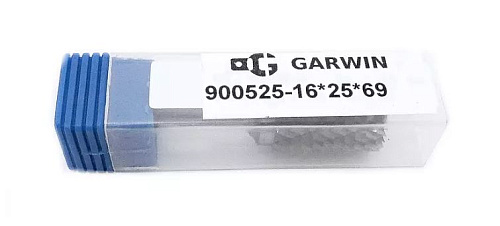 Борфреза цилиндрическая с торцевыми зубьями 16x25x69 мм, VHM, DC, форма B GARWIN Борфреза цилиндрическая с торцевыми зубьями 16x25x69 мм, VHM, DC, форма B GARWIN