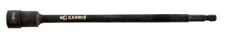 Головка торцевая ударная 1/4" 12 мм, 6 гр., 200 мм, хвостовик GARWIN Головка торцевая ударная 1/4" 12 мм, 6 гр., 200 мм, хвостовик GARWIN
