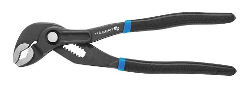 Клещи переставные 300 мм с кнопочным фиксатором HOEGERT Клещи переставные 300 мм с кнопочным фиксатором HOEGERT
