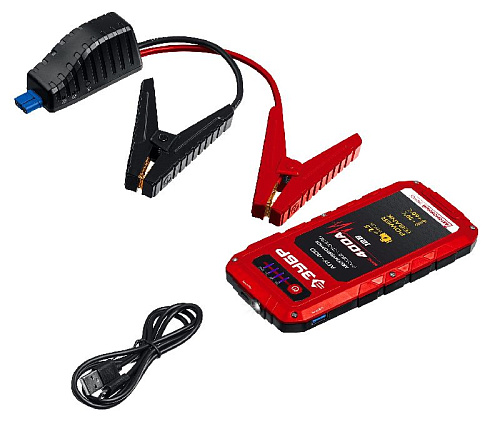 Пусковое устройство аккумуляторное 12 В, 400 A ЗУБР АПУ-400 Пусковое устройство аккумуляторное 12 В, 400 A ЗУБР АПУ-400