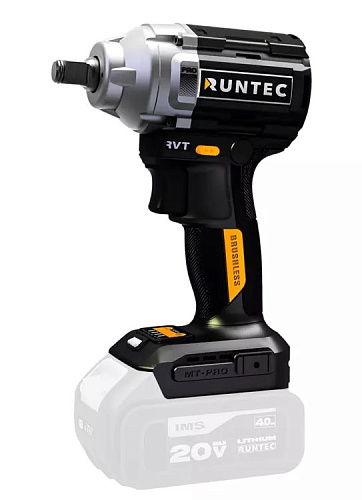 Гайковерт аккумуляторный 1/2", 20 В, 500 Нм, без АКБ, бесщеточ. двиг. RUNTEC Гайковерт аккумуляторный 1/2", 20 В, 500 Нм, без АКБ, бесщеточ. двиг. RUNTEC