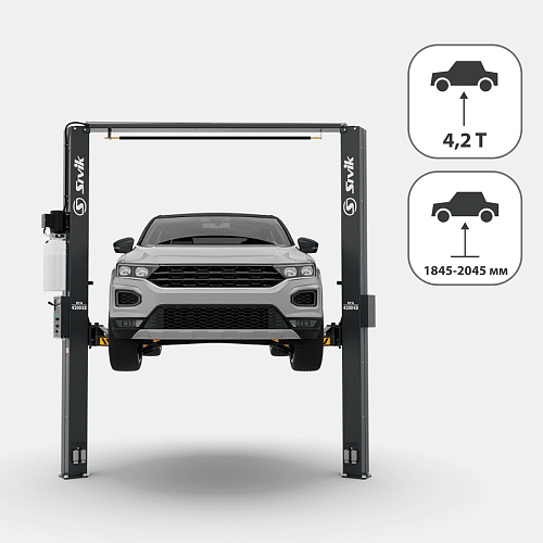 Подъемник 2-стоечный 4,2 т с верхней синхронизацией 3750 мм SIVIK ПГА-4200-КЕ Подъемник 2-стоечный 4,2 т с верхней синхронизацией 3750 мм SIVIK ПГА-4200-КЕ