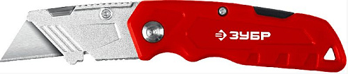 Нож технический 19 мм, мет. корпус ЗУБР А24 Нож технический 19 мм, мет. корпус ЗУБР А24