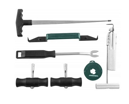 Набор для демонтажа стекол 7 предметов Jonnesway AB010002 Набор для демонтажа стекол 7 предметов Jonnesway AB010002