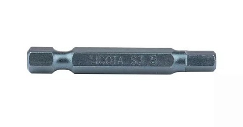 Бита H 5 L=50 мм (1/4" HEX) усиленная Licota Бита H 5 L=50 мм (1/4" HEX) усиленная Licota