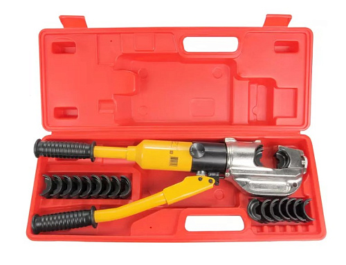 Пресс для обжима клемм гидравлический ручной 400 мм², 10,5 т ТЕХРИМ Пресс для обжима клемм гидравлический ручной 400 мм², 10,5 т ТЕХРИМ