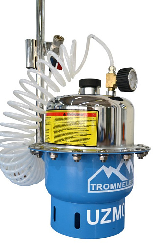 Установка для прокачки тормозной системы и системы сцепления пневматическая 6 л Trommelberg UZM05 Установка для прокачки тормозной системы и системы сцепления пневматическая 6 л Trommelberg UZM05