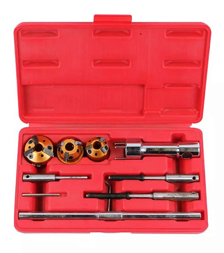 Набор зенкеров регулируемых для расточки седел клапанов Licota Набор зенкеров регулируемых для расточки седел клапанов Licota