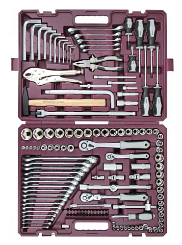 Набор инструмента 142 предм (1/4", 3/8", 1/2") Thorvik TS142 Набор инструмента 142 предм (1/4", 3/8", 1/2") Thorvik TS142