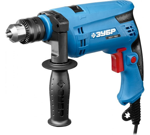 Дрель ударная 780 Вт, 13 мм, в кейсе Зубр Профессионал ЗДУ-780 ЭРММ2 Дрель ударная 780 Вт, 13 мм, в кейсе Зубр Профессионал ЗДУ-780 ЭРММ2