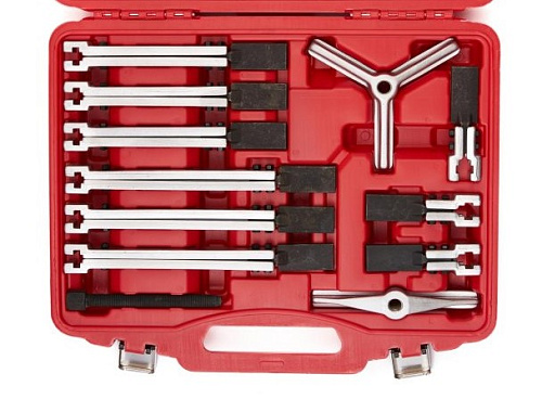 Набор съемников раздвижных со сменными захватами (100, 200, 250 мм) ROSSVIK Набор съемников раздвижных со сменными захватами (100, 200, 250 мм) ROSSVIK