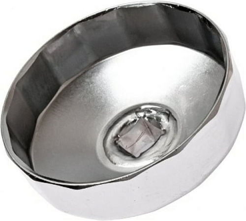 Съемник масляных фильтров чашка 75 мм 15 гр, 1/2" (Ford, Mazda,Land Rover, Volvo) JTC Съемник масляных фильтров чашка 75 мм 15 гр, 1/2" (Ford, Mazda,Land Rover, Volvo) JTC