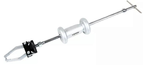 Набор универсальных съёмников 3-х лапых с обратным молотком 5 предм Licota Набор универсальных съёмников 3-х лапых с обратным молотком 5 предм Licota