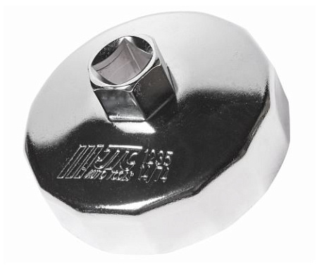 Съемник масляных фильтров чашка 74 мм 14 гр. 1/2" (МВ, ВМW, AUDI, VW, OPEL, HYUNDAY, KIA) JTC Съемник масляных фильтров чашка 74 мм 14 гр. 1/2" (МВ, ВМW, AUDI, VW, OPEL, HYUNDAY, KIA) JTC