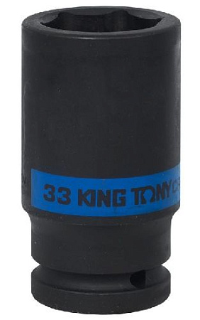 Головка торцевая ударная глубокая 3/4" 33 мм, 6 гр. KING TONY Головка торцевая ударная глубокая 3/4" 33 мм, 6 гр. KING TONY