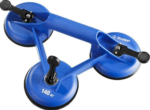 Стеклодомкрат 140 кг пластиковый, профессиональный, тройной ЗУБР ПРОФЕССИОНАЛ Стеклодомкрат 140 кг пластиковый, профессиональный, тройной ЗУБР ПРОФЕССИОНАЛ
