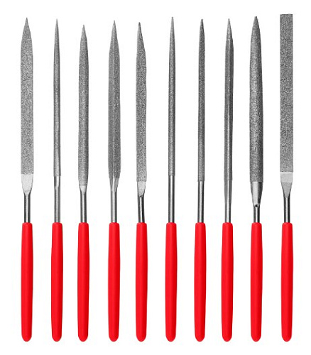 Набор надфилей алмазных 140 мм (10 шт) MATRIX MASTER Набор надфилей алмазных 140 мм (10 шт) MATRIX MASTER