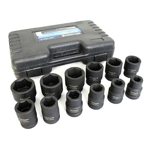 Набор головок торцевых ударных 17-41 мм (3/4") 6 гр, 12 предм Optimus Набор головок торцевых ударных 17-41 мм (3/4") 6 гр, 12 предм Optimus