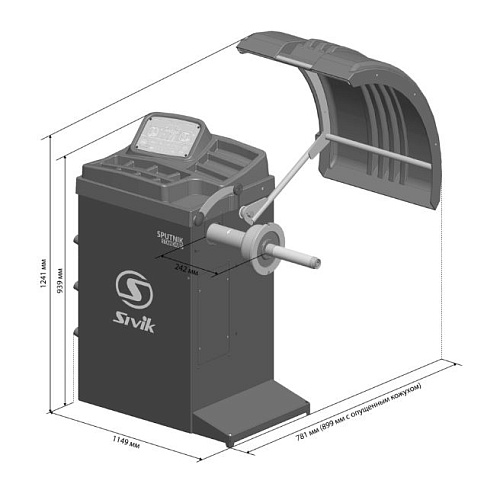 Станок балансировочный SIVIK Sputnik Standard Станок балансировочный SIVIK Sputnik Standard