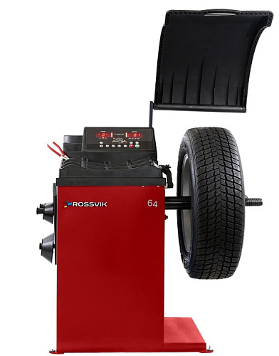 Станок балансировочный эл. линейка, LASER, LED, красный ROSSVIK VT-64 Станок балансировочный эл. линейка, LASER, LED, красный ROSSVIK VT-64