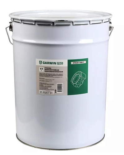 Смазка морозостойкая EP-1/2 Li 25 190C 17 кг GARWIN PRO Смазка морозостойкая EP-1/2 Li 25 190C 17 кг GARWIN PRO