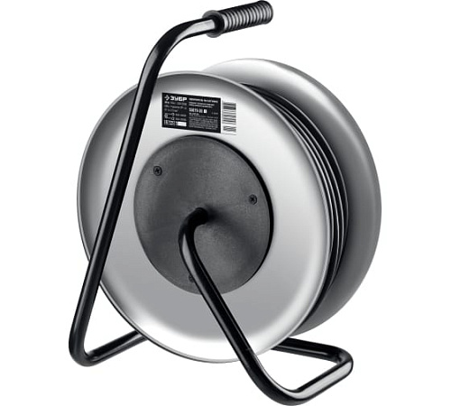 Удлинитель на катушке КГ 30 м, 4 гнезда, 3*2,5 кв.мм, 4000 Вт, IP44 ЗУБР Профессионал КГ-325 Удлинитель на катушке КГ 30 м, 4 гнезда, 3*2,5 кв.мм, 4000 Вт, IP44 ЗУБР Профессионал КГ-325