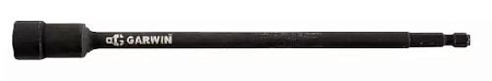 Головка торцевая ударная 1/4" 12 мм, 12 гр., 200 мм, хвостовик GARWIN Головка торцевая ударная 1/4" 12 мм, 12 гр., 200 мм, хвостовик GARWIN