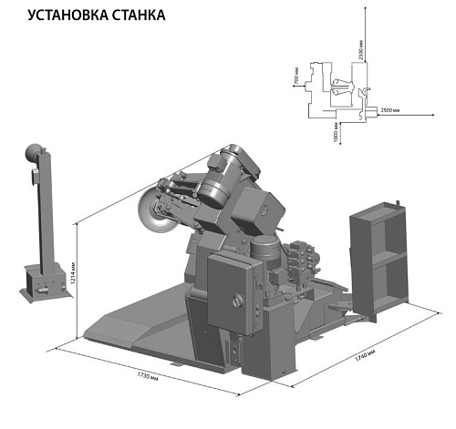 Станок шиномонтажный для грузовых автомобилей и автобусов SIVIK ГШС-515А Станок шиномонтажный для грузовых автомобилей и автобусов SIVIK ГШС-515А