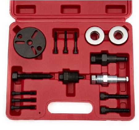 Набор съемников шкивов насоса гидроусилителя руля Ford, GM, Chrysler, 16 предм. ROSSVIK Набор съемников шкивов насоса гидроусилителя руля Ford, GM, Chrysler, 16 предм. ROSSVIK