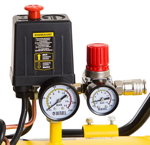 Компрессор масляный прямой привод 100 л, 2,2 кВт, 400 л/мин, 10 бар, 230 В Denzel DKV2200/100 Компрессор масляный прямой привод 100 л, 2,2 кВт, 400 л/мин, 10 бар, 230 В Denzel DKV2200/100