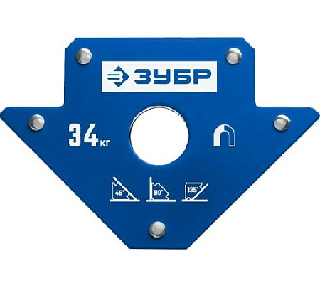 Угольник магнитный для сварочных работ ЗУБР УМ-3 до 34 кг Угольник магнитный для сварочных работ ЗУБР УМ-3 до 34 кг